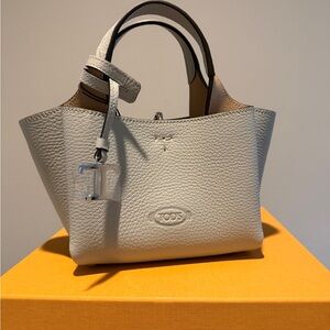 Tod’s micro crossbody bag with pebbled leather